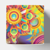 レトロパタファンキーーン抽象芸術ボー フェイバーボックス (上部)