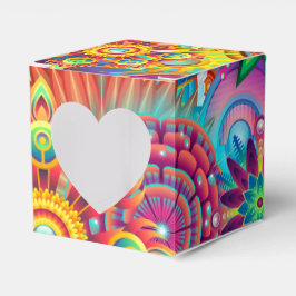 レトロパタファンキーーン抽象芸術ボー フェイバーボックス