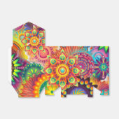 レトロパタファンキーーン抽象芸術ボー フェイバーボックス (折り畳みなし)