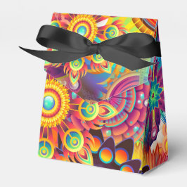 レトロパタファンキーーン抽象芸術ボー フェイバーボックス