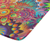 レトロパターファンキーン抽象芸術ボヘミア カッティングボード (角)