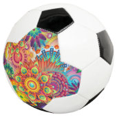 レトロパターファンキーン抽象芸術ボヘミア サッカーボール (3/4)