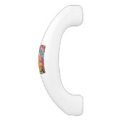 レトロパターファンキーン抽象芸術ボヘミア セラミックキャビネット取っ手 (側面)