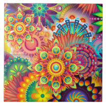 レトロパターファンキーン抽象芸術ボヘミア