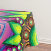 レトロパターファンキーン抽象芸術ボヘミア テーブルクロス (インサイチュ)