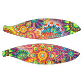 レトロパターファンキーン抽象芸術ボヘミア バスケットボール (パネル)