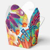 レトロパターファンキーン抽象芸術ボヘミア フェイバーボックス (オープン)