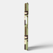 レトロパターンと朝食用の台所料理 Case-Mate iPhoneケース (裏面 / 右)