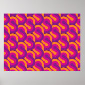 レトロパターンのレトロパターン ポスター (正面)