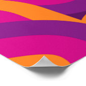 レトロパターンのレトロパターン ポスター (角)