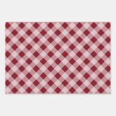 レトロパターンクリスマスラッピング紙品揃え ラッピングペーパーシート (正面3)