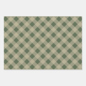 レトロパターンクリスマスラッピング紙品揃え ラッピングペーパーシート (正面2)