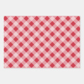 レトロパターンクリスマスラッピング紙品揃え ラッピングペーパーシート (正面)