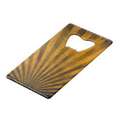 レトロパターン背景 クレジットカード栓抜き (正面アングル)