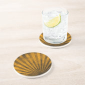 レトロパターン背景 コースター (側面)