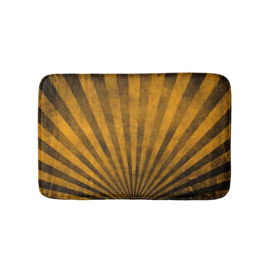 レトロパターン背景 バスマット (正面)