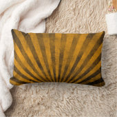 レトロパターン背景 ランバークッション (ブランケット)