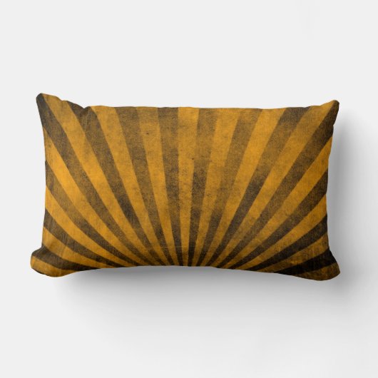 レトロパターン背景 ランバークッション (正面)