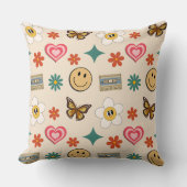 レトロパターン01 クッション (正面)