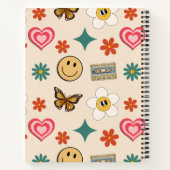 レトロパターン01 ノートブック (裏面)