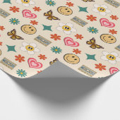 レトロパターン01 ラッピングペーパー (角)