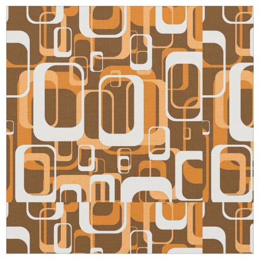 レトロパターン1971年 ファブリック (クローズアップ)