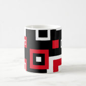 レトロパターン-マグ コーヒーマグカップ (中央)