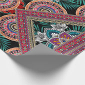 レトロパターン ラッピングペーパー (角)