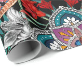 レトロパターン ラッピングペーパー (ロールコーナー)