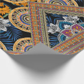 レトロパターン ラッピングペーパー (角)