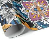 レトロパターン ラッピングペーパー (ロールコーナー)