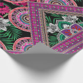 レトロパターン ラッピングペーパー (角)