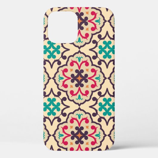 レトロパターン:壁紙、繊維デザイン Case-Mate iPhoneケース (裏面)