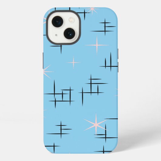 レトロパターン iPhoneケース (裏面)