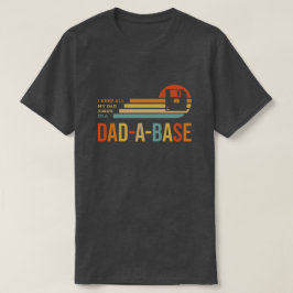 レトロパパおもしろいジョーク「パパA-Base」誇りを持ったパパ Tシャツ