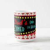 レトロパパズディーナーコーヒーマグ コーヒーマグカップ (中央)