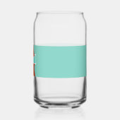 レトロパパマグカップ、ティール（緑がかった色）ブルーストライプと父の日 ガラス缶 (左)