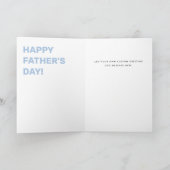 レトロパパ我々愛する写真ハート父の日 シーズンカード (内部)
