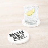 レトロパパ税動揺してスナックアート コースター (側面)