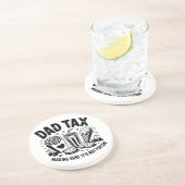 レトロパパ税動揺してスナックアート コースター (側面)