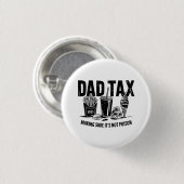 レトロパパ税動揺してスナックアート 缶バッジ (正面&裏面)