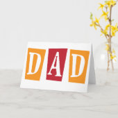 レトロパパ カード (黄色い花)