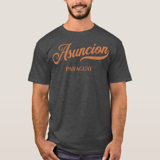 レトロパラグアイCityVintage Asuncion Tシャツ
