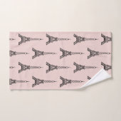 レトロパリエッフェルタワーバスタオールズセットギフト バスタオルセット (ハンドタオル)