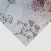 レトロパリフランスフローラルパタンデクページ 薄葉紙 (詳細)