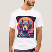 レトロパルスパップ 80年代サザンカーヴァイブス Tシャツ (正面)