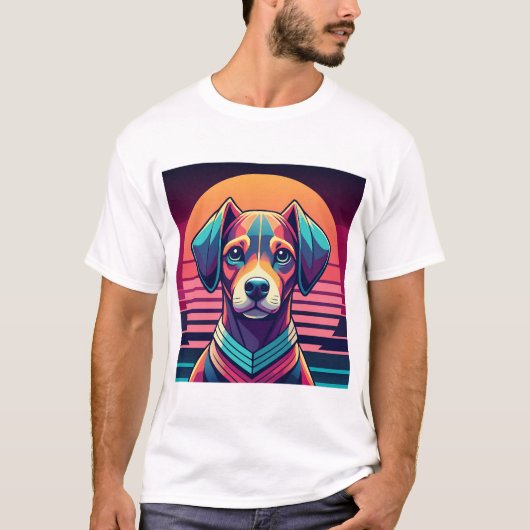 レトロパルスパップ 80年代サザンカーヴァイブス Tシャツ (正面)