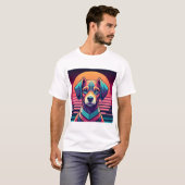 レトロパルスパップ 80年代サザンカーヴァイブス Tシャツ (正面フル)