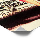 レトロパルプコップガール ポスター (角)