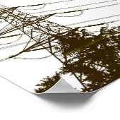 レトロパワーラインアートポスター ポスター (角)